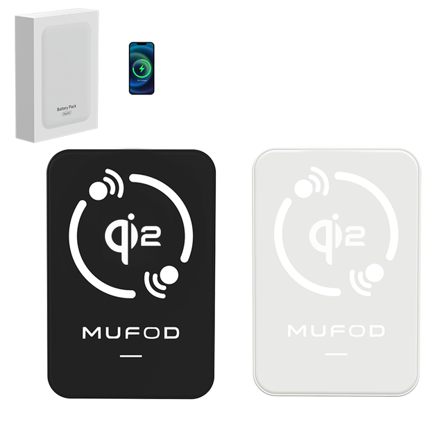 Qi2 Certification Power Bank 10000mah Fast Charging External Battery 10000 Mah Qi2 Magnetic Wireless Powerbank Wholesale Custom