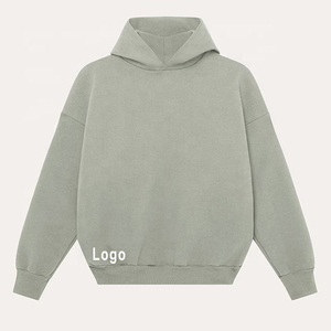 Sudaderas con Capucha Extra Grandes para Hombre, Personalizadas con Logotipo, de Algodón Grueso, Antiarrugas, Cálidas para Invierno, Felpa Francesa, 400 GSM, Alta Calidad - Product Image 4