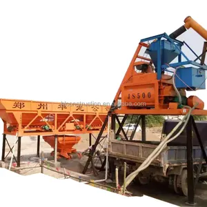 HZS25 Small Concrete Batching Plant Efficient And Reliable Machine For Construction