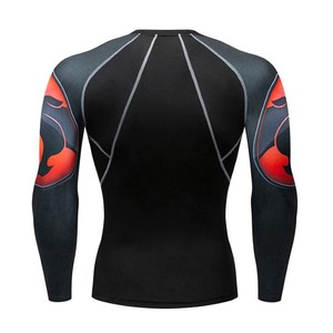 เสื้อรัดรูปป้องกันรังสียูวีสำหรับผู้ชาย ปี 2026 ระบายอากาศได้ดี แขนยาว เหมาะสำหรับฟิตเนส วิ่ง และบราซิลเลียนยิวยิตสู - Product Image 4