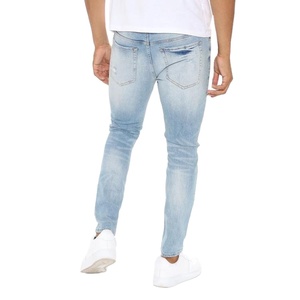 กางเกงยีนส์สำหรับผู้ชายผ้ายืดระบายอากาศได้ดีดีไซน์ใหม่สำหรับฤดูร้อนฤดูใบไม้ผลิและฤดูหนาว - Product Image 2