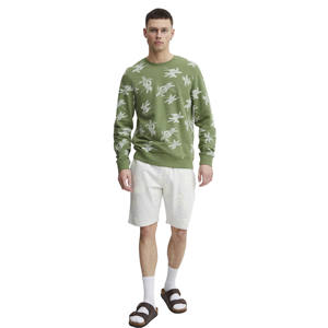 Sweat-shirt à col rond pour homme, imprimé, de haute qualité, OEM, vêtements décontractés, coton molletonné, logo personnalisé, écologique, unisexe, hiver - Product Image 2