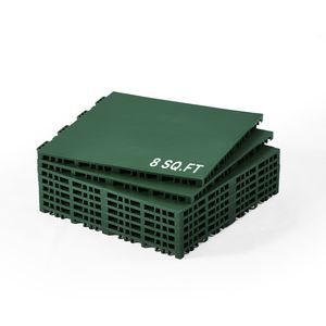 Piastrelle per Superfici Asciutte 12 X 12, Set da 8 Pezzi, Pavimentazione Protettiva Versatile ad Incastro per Hockey e Danza - Product Image 1