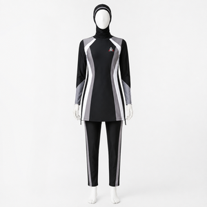 Conjunto Burkini para Mujer, Confeccionado con Material Elástico Suave, Cobertura Total y Movimiento Cómodo para Piscina, Natación y Viajes a la Playa - Product Image 1