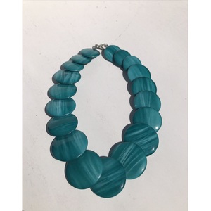 สร้อยคอจี้เรซิ่น APEX ALIGN ดีไซน์ลายหินอ่อน งานแฮนด์เมด น่ารัก สวยงาม สำหรับผู้หญิง คุณภาพดีที่สุด เหมาะเป็นของขวัญสำหรับงานปาร์ตี้ - Product Image 1