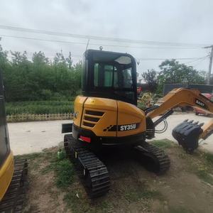 Excavatrice Sany SY35U 63 tonnes d'occasion de qualité supérieure |   Moteur OEM |   Seau de 0,12 mètre cube |   Pour les projets municipaux - Product Image 6