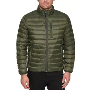 Chaqueta de Plumón para Hombre, Fabricada a Medida OEM/ODM, 100% Nailon, con Cuello Alto, Cierre de Cremallera, Resistente al Viento - Product Image 3