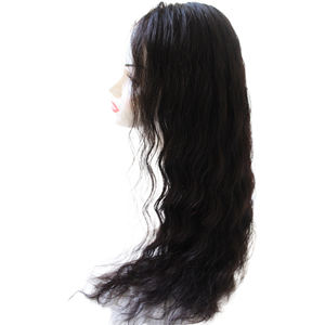 Peluca suave de encaje completo de onda profunda transparente de encaje frontal cutícula alineada cabello vietnamita onda Natural peluca trenzada recta opciones - Product Image 4