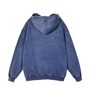 Sweat-shirts à capuche 100 % coton de haute qualité, délavés à l'acide, série High Street, effet vieilli, lavage à la pierre, style vintage pour hommes 2026 - Product Image 6
