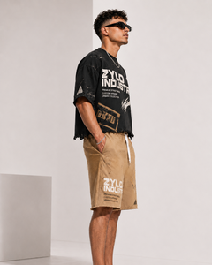 Ensemble de shorts d'été légers à imprimé floral numérique, ensemble de shorts d'été en coton doux à imprimé tie-dye tropical, prix abordable - Product Image 3