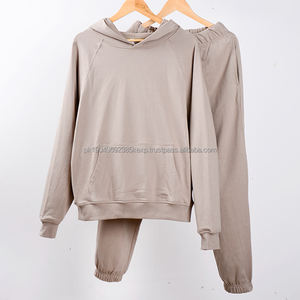 Vente en gros de sweats à capuche personnalisés étiquette 80% coton survêtements de sweat à capuche personnalisés unisexe taille américaine ensemble de sweat à capuche imprimé bouffant pour hommes - Product Image 3