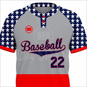 Maillots de baseball personnalisés de haute qualité 100% polyester, col en V, respirants, professionnels, anti-transpiration - Product Image 4