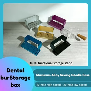 Bloque Porta Dantles de 30 Agujeros de Acero Inoxidable Anodizado Manualmente, Color Completo OEM - Product Image 2