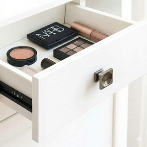 Poignée de tiroir moderne en alliage de zinc durable, design concave, poignée de meuble, poignée de placard, poignée de cuisine, vente directe usine - Product Image 5