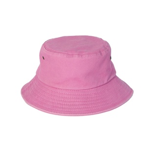 Compre sombreros de cubo de algodón lavado de alta calidad, gorra de cubo de verano plegable, sombrero de Sol de viaje, colores lisos para hombres y mujeres, unisex 2025 - Product Image 3