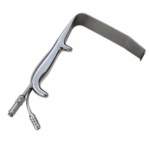 Retractor de Senos Manual de Fibra Óptica y Succión Tebbetts de Btech Enterprises, 150 mm x 36 mm, para Mamoplastia, Hemostasia y Primeros Auxilios - Product Image 1