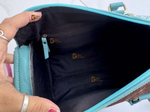 Bolso de Hombro de Cuero de Alta Calidad, Nuevo, Tallado a Mano, Estilo Bohemio, con Pelo de Vaca, Hecho a Mano, Elegante - Product Image 6