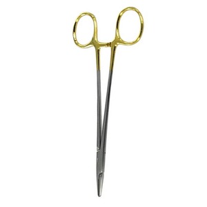 Portaagujas Quirúrgico Veterinario de Acero Inoxidable de Alta Calidad, Pinza Dental Manual Recta Tipo Mosquito - Product Image 1