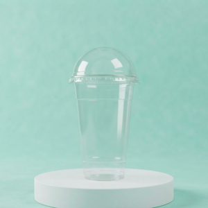 Custom High Quality 95mm Clear <b>Cups</b> 12oz 16oz 24oz <b>Plastic</b> <b>Cups</b> Matcha <b>Cup</b> with Lid for Cold <b>Drink</b> - Product Image 1