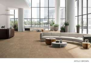 กระเบื้องพอร์ซเลนขัดเงาขนาด 600x1200 มม. ลายแกะสลัก สำหรับปูพื้นตกแต่งภายในสไตล์โมเดิร์น - Product Image 4