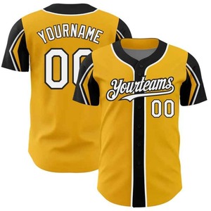 Camisetas y Uniformes de Béisbol Personalizados con Serigrafía, Transpirables, 100% Poliéster, Tallas Grandes, con Logotipo, Nombres de Equipos y Números Personalizados - Product Image 3