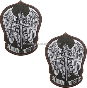Logo sur mesure de fabrication de services OEM avec personnalisation complète Patch en caoutchouc Patches en PVC souple en relief tissu sergé - Product Image 5