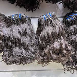Extensiones de Cabello Virgen Natural Sin Procesar, Doble Trama a Máquina, Ondulado Profundo, Rizado, Cabello Humano en Paquetes, Proveedor - Product Image 6