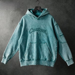 เสื้อฮู้ดดี้ผ้าฝ้ายฟลีซหนานุ่มแบบขายส่ง พิมพ์ลายพัฟฟ์ตามสั่ง สำหรับแบรนด์เสื้อผ้าสตรีทแวร์ในสหรัฐอเมริกา รับออเดอร์จำนวนมาก - Product Image 3