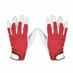 High Quality Anti-static Smooth Goat Grain Leather Safety <b>Gloves</b> Soft Comfortable Heavy Duty Elastic Wristband Construction - Product Image 3