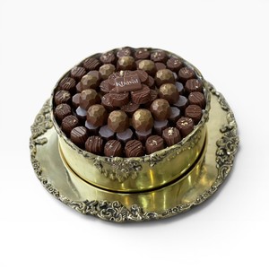 Plateau et bol en métal de forme rectangulaire pour chocolat, accessoires de chocolat personnalisables, fabricant, tailles et couleurs personnalisées disponibles - Product Image 5