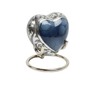 Best Price Heart Shape Funeral Urns Enamel Finished Engraved Funeral Memorial Cremation Urns Mini <b>Keepsake</b> Urns Human <b>Pet</b> <b>Ashes</b> - Product Image 5