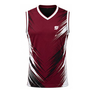 Ropa Deportiva Ligera, Transpirable y Ecológica que Absorbe la Humedad, Jersey de Voleibol con Ajuste Elástico para Entrenamiento en Cancha, 100% Poliéster - Product Image 1