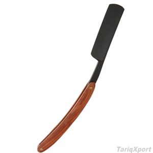 TARIQXPORT Beauty <b>Care</b> Professional Men's Hair <b>Beard</b> Shaving Tool Stainless Steel Barber Folding Straight Razor Wooden Handle - Product Image 4