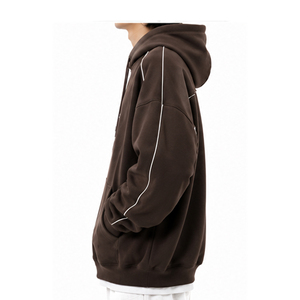 Sweats à capuche surdimensionnés de qualité supérieure, logo personnalisé, molleton épais, unisexe, streetwear tendance, fournisseur OEM ODM, vente en gros, marque privée - Product Image 4