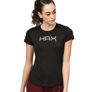Women's Black Cotton T-Shirt Rise Ride <b>Repeat</b> Solid Short Sleeve O-Neck Casual Slim Fit Summer High Quality Quick Dry Breathable - Product Image 6