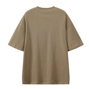 T-shirts Hip-Hop Premium pour Hommes en Coton Épais 300 g/m² – Impression Sérigraphique Personnalisée pour l'Été – Style Universitaire - Product Image 4