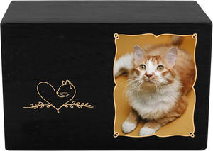 Urna de Madera para Cenizas de Mascotas, Urnas de Madera para Cenizas de Perros y Gatos, Urnas de Madera de Palisandro a Bajo Precio - Product Image 3