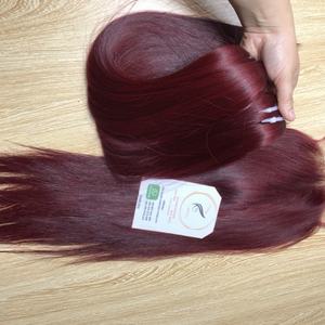 Extensiones de Cabello Humano Virgen Vietnamita de Alta Calidad con Cierre de Encaje para Pelucas de Cabello Humano con Frente de Encaje - Product Image 1