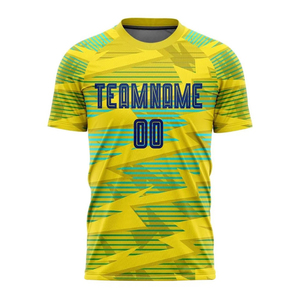 Camisetas de Fútbol para Hombre al por Mayor, Servicio OEM, Diseño Personalizable, Transpirables, de Manga Corta, Material Sólido - Product Image 1