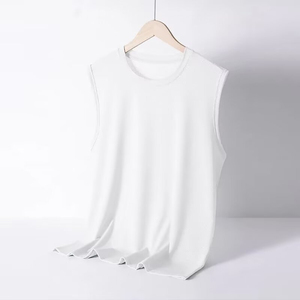 Débardeur décontracté pour homme, sans manches, en coton doux lavé, idéal pour l'été, vêtement de sport respirant pour la gym et le fitness - Product Image 6