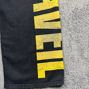 2026 Trend Oversized <b>Baggy</b> Graphic Sweatpants <b>Men</b> Midweight Cotton Wide Leg Streetwear <b>Jogger</b> Pants Mid Breathable Custom Logo - Product Image 3