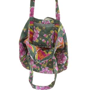 Sac fourre-tout matelassé en gros, léger, grande capacité, en coton, sac à bandoulière, doublure en coton doux, style bohème pour femmes - Product Image 1