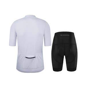 Nouvel arrivage : Ensemble maillot et cuissard de cyclisme personnalisé, vente en gros OEM, uniforme de cyclisme à séchage rapide, léger et confortable - Product Image 5