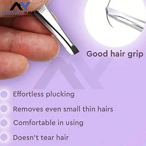 Juego de pinzas multifuncionales para pestañas, 6 uds., pinzas para cejas de acero inoxidable, herramientas para quitar el vello, acero inoxidable - Product Image 5