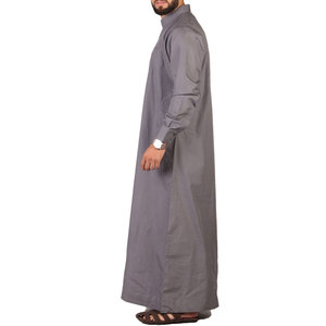 Thobe de haute qualité pour hommes musulmans, style Jubbah, logo personnalisé, couleur personnalisée, vente directe de mode - Product Image 2
