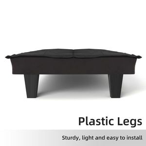 65\" Linen <b>Folding</b> Loveseat Comfortable <b>Sofa</b> <b>Bed</b> - Product Image 4