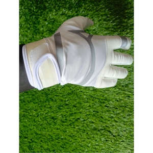 Gants de frappe en cuir blanc rembourrés, à enfiler, en tissu tricoté, unisexes, pour adultes, gants d'entraînement, fabrication sur mesure OEM, vente en gros - Product Image 2