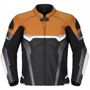 แจ็คเก็ตมอเตอร์ไซค์หนังพิมพ์ลายกันน้ำสำหรับทุกเพศทุกวัย ไซส์ใหญ่ ผลิตจากโรงงาน พร้อมผ้าคอร์ดูร่า กันลมและป้องกันการกระแทก - Product Image 1