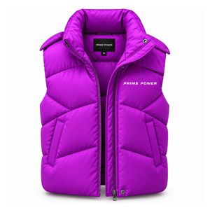 Chaleco Acolchado para Mujer, Chaqueta sin Mangas, Chaleco Aislante de Invierno, Prenda Cálida para Exteriores, Moda Casual - Product Image 1