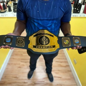 เข็มขัดแชมป์ MMA แบบกำหนดเอง-1 ชิ้น น้ำหนักเบา ออกแบบและโลโก้ได้ตามต้องการ สำหรับงานกีฬา ทำจากหนังแท้ - Product Image 2
